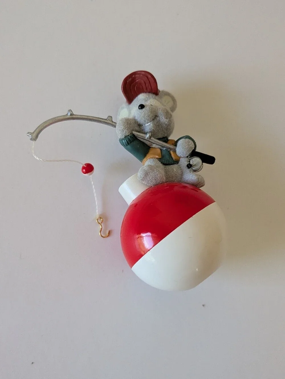 Hallmark Keepsake Christmas Ornament Fishin' Mission Mouse Vintage 2002